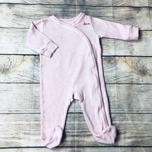 ED By Ellen DeGeneres 6m pink footie